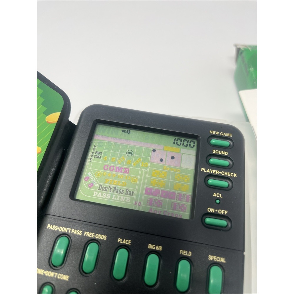 Vtg RADIO‎ SHACK Handheld Electronic Craps Game Tested In Box,Instruction 1996 - Picture 2 of 9